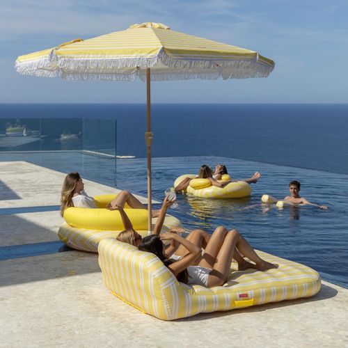 Matelas Gonflable Geante Piscine Pvc Jaune