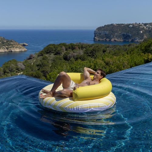 Matelas Gonflable Piscine Pvc Jaune