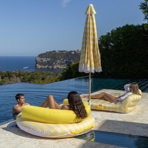 Matelas Gonflable Piscine Pvc Jaune