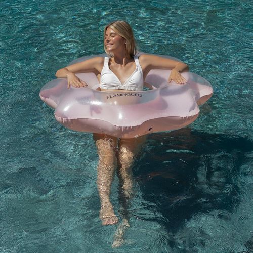 Bouée Piscine Geante Pvc Rose