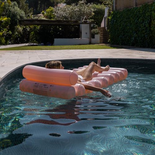 Hamac Gonflable Piscine Pvc Rose