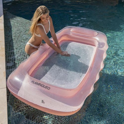 Hamac Gonflable Pvc Rose