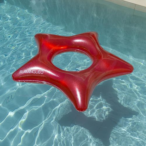 Bouée Piscine Etoile Enfants Pvc Rouge