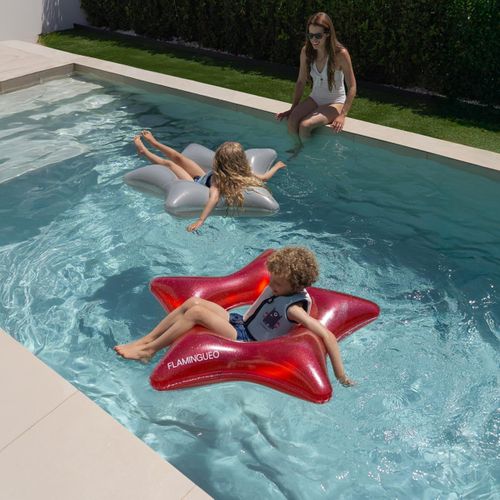 Bouée Piscine Etoile Enfants Pvc Rouge