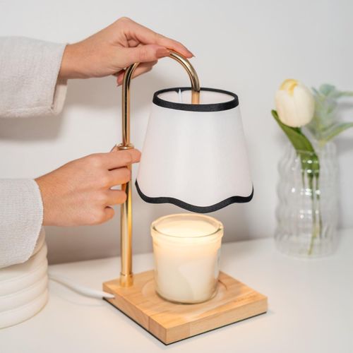 Lampe Chauffe Bougie Avec Minuterie Polyester
