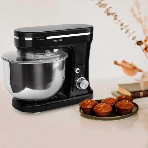 Robot Pâtissier KR200 - Multifonctions - 5 litres - 1200W - 6 Vitesses - 3 accessoires - Noir