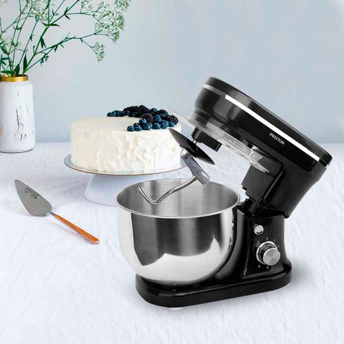 Robot Pâtissier KR200 - Multifonctions - 5 litres - 1200W - 6 Vitesses - 3 accessoires - Noir