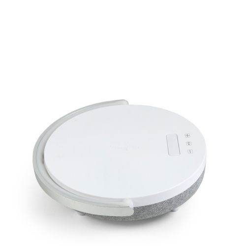 Lampe LED sans fil - Multifonction - Chargeur - Enceinte Bluetooth - Commande tactile - Blanc