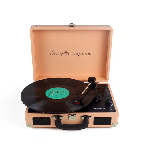 Platine Vinyle Vc400 - Tourne-disque Avec Bluetooth - Lecteur Et Convertisseur Des Vinyles - Peach