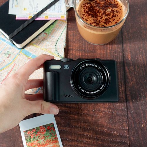 Caméra Digitale Xplorer Dv900 Wifi, Écran Pivotant, Résolution 4k Et 64mp, Noir