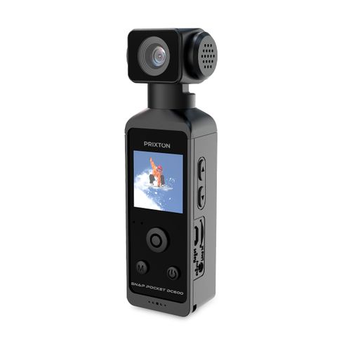 Caméra Vlogging Snap Pocket Dc600 Wifi, 5k 50mp, Écran Tactile Pivotant 270°, Boîtier Étanche