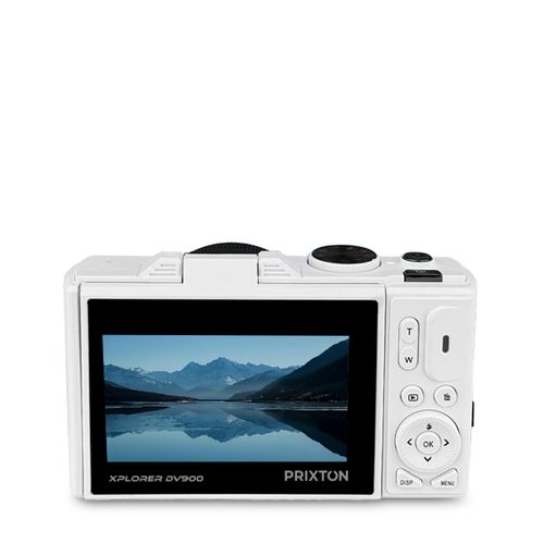 Caméra Digitale Xplorer Dv900 Wifi, Écran Pivotant, Résolution 4k Et 64mp, Blanc