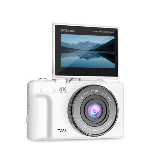 Caméra Digitale Xplorer Dv900 Wifi, Écran Pivotant, Résolution 4k Et 64mp, Blanc