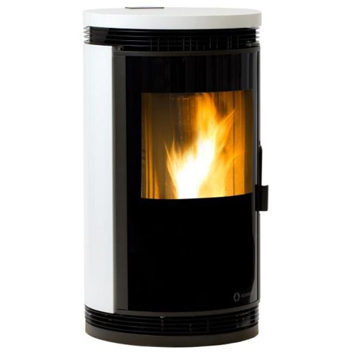 Poêle À Granulés De Bois 7.5kw Blanc Avec Wifi - 20902