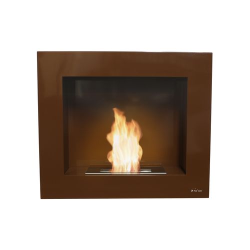 Cheminée Bio Au Sol Ou Murale Avec Bûches Décoratives De Différentes Couleurs Bestbio