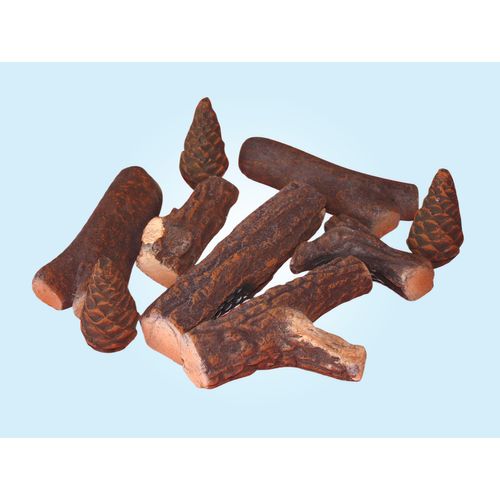 Bûches Décoratives En Fibre Céramique Pour Cheminées à L'éthanol. 9 Pièces