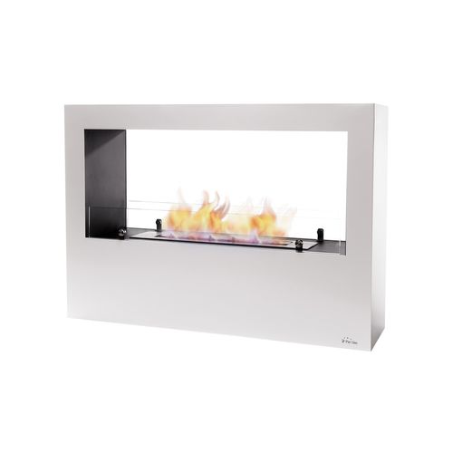 Grande Cheminée à L'éthanol Au Sol En Acier