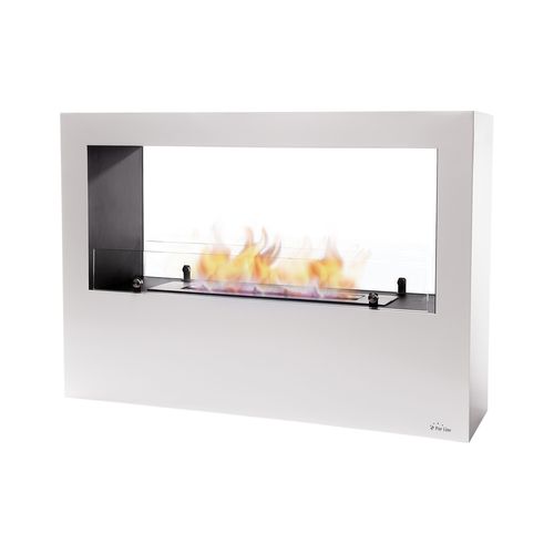 Grande Cheminée à L'éthanol Au Sol En Acier