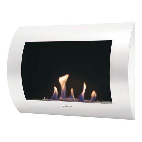 Cheminée à L'éthanol En Acier Laqué Blanc