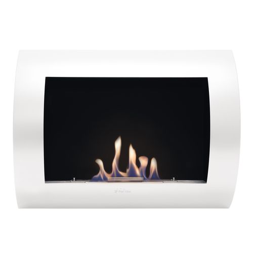 Cheminée à L'éthanol En Acier Laqué Blanc