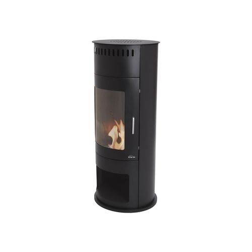 Poêle à Éthanol 3kw En Acier Avec Façade En Verre Trempé