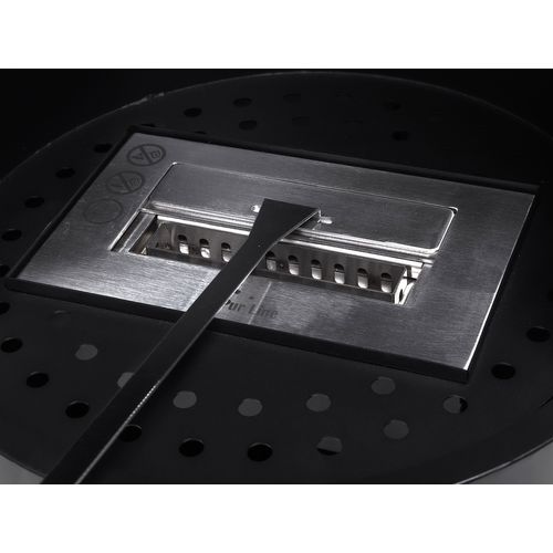 Poêle à Éthanol 3kw En Acier Avec Façade En Verre Trempé