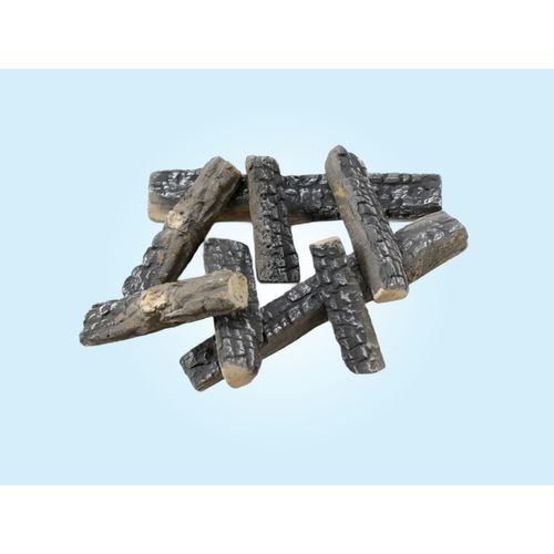 Bûches Décoratives En Fibre Céramique Pour Cheminées à L'éthanol. 8 Pièces