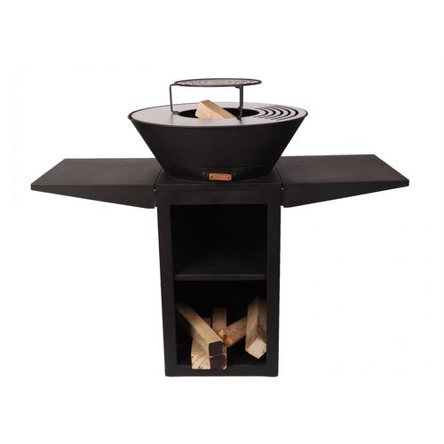 Brasero, Barbecue Avec Plaque Ronde, Grill Et Support