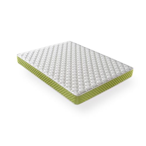 Matelas Mousse 140x190 cm SARATOGA - Ferme - Réversible - Côté Été/hiver - H15 Cm