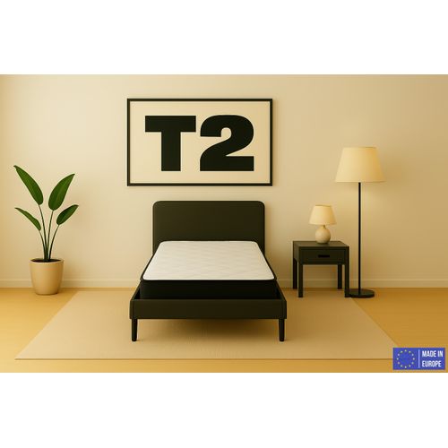 Matelas Mousse 90x200 cm ARIZONA - Ferme - Réversible - Côté Été/hiver - H18 Cm