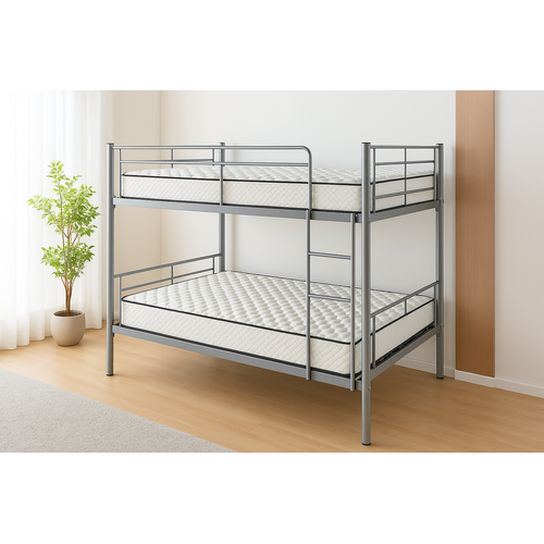 Pack 2 - Matelas Mousse 90x200 Cm, Épaisseur 15cm, Spécial Lit Gigogne Et Lit Superposé