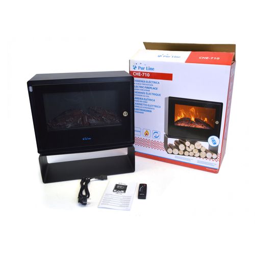 Cheminée Électrique Au Sol Avec Étagère 2000 W