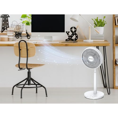 Ventilateur De Sol Dc Avec Batterie Et 9 Pales