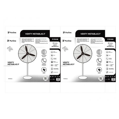 Ventilateur Industriel 230w Avec Lames En Aluminium