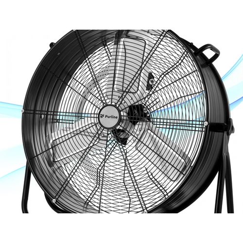 Ventilateur De Sol Industriel 250w Avec Pales En Aluminium