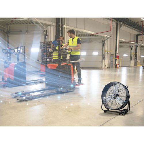 Ventilateur De Sol Industriel 250w Avec Pales En Aluminium