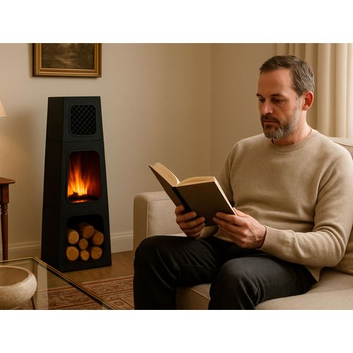 Poêle Électrique Pyramidale D'intérieur