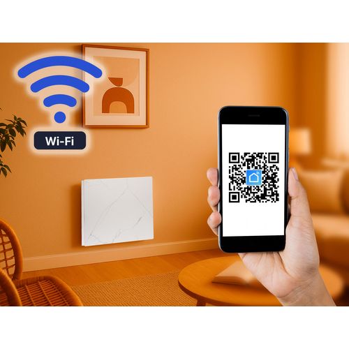 Émetteur Thermique Avec Façade En Céramique à Finition Marbrée