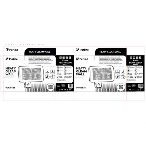 Chauffage D'extérieur Mural Numérique Avec Télécommande