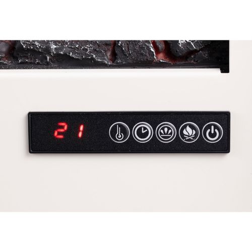 Cheminée Électrique Au Sol Avec Étagère 2000 W