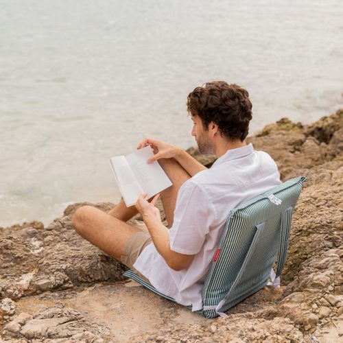 Chaise De Plage Polyester Pliable Vert