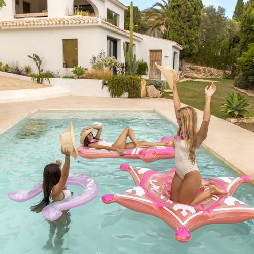 Matelas Gonflable Piscine Pvc Rose