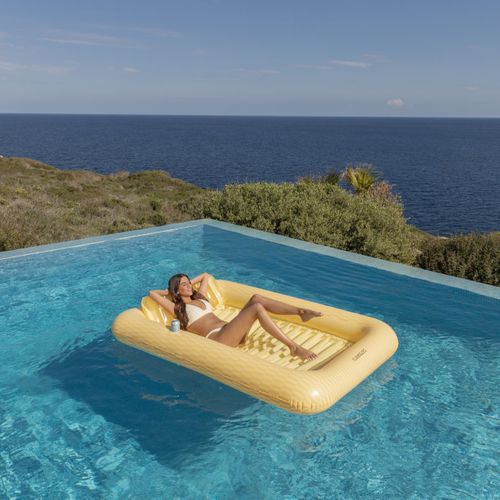 Matelas Gonflable Piscine Pvc Jaune