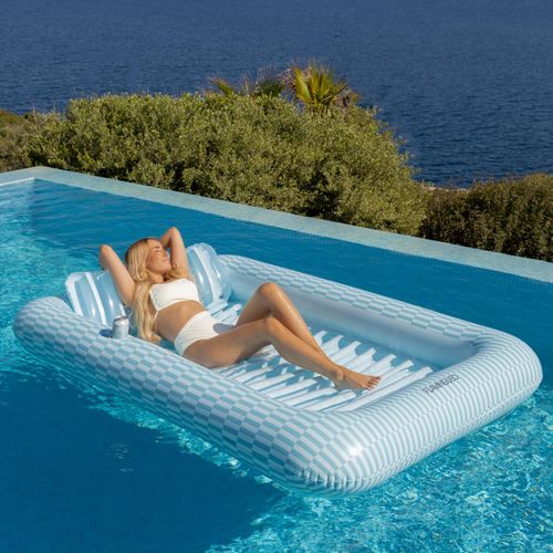 Matelas Gonflable Piscine Pvc Bleu
