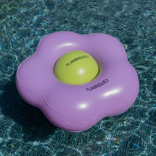 Bouée Piscine Geante Fleur Pvc Violet