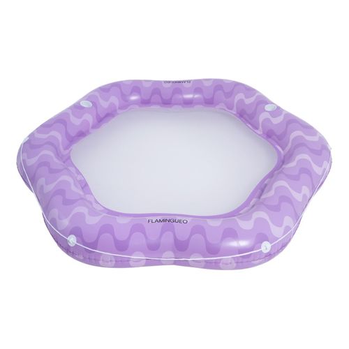 Bouée Piscine Geante Fleur Pvc Vert