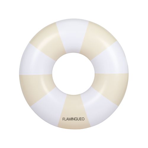 Bouée Piscine Geante Pvc Beige 110 X 110 Cm