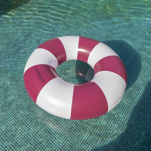 Bouée Piscine Geante Pvc Bordeaux 110 X 110 Cm
