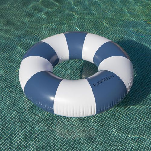 Bouée Piscine Geante Pvc Bleu 110 X 110 Cm