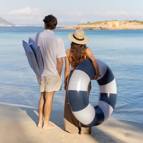 Bouée Piscine Geante Pvc Bleu 110 X 110 Cm